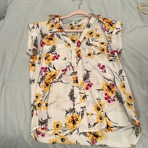 Express floral blouse
